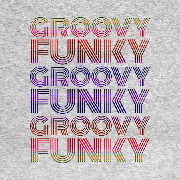 Groovy Funky Disco Colorful by HighBrowDesigns